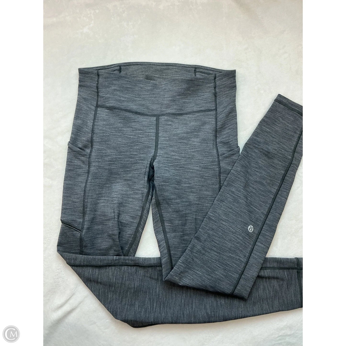 Athletic Leggings By Lululemon In Grey, Size: 6