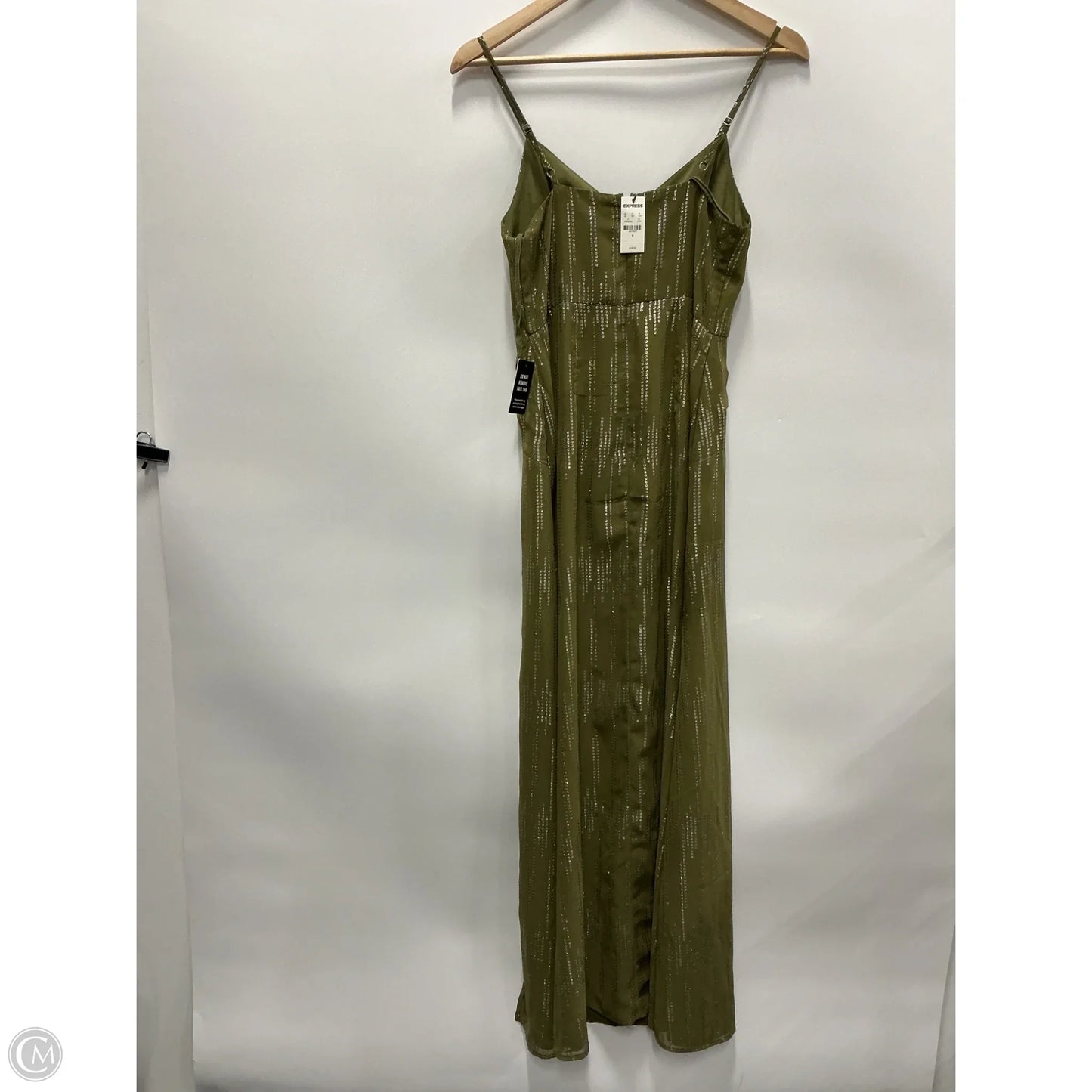 Dress Casual Maxi By Express In Green, Size: S