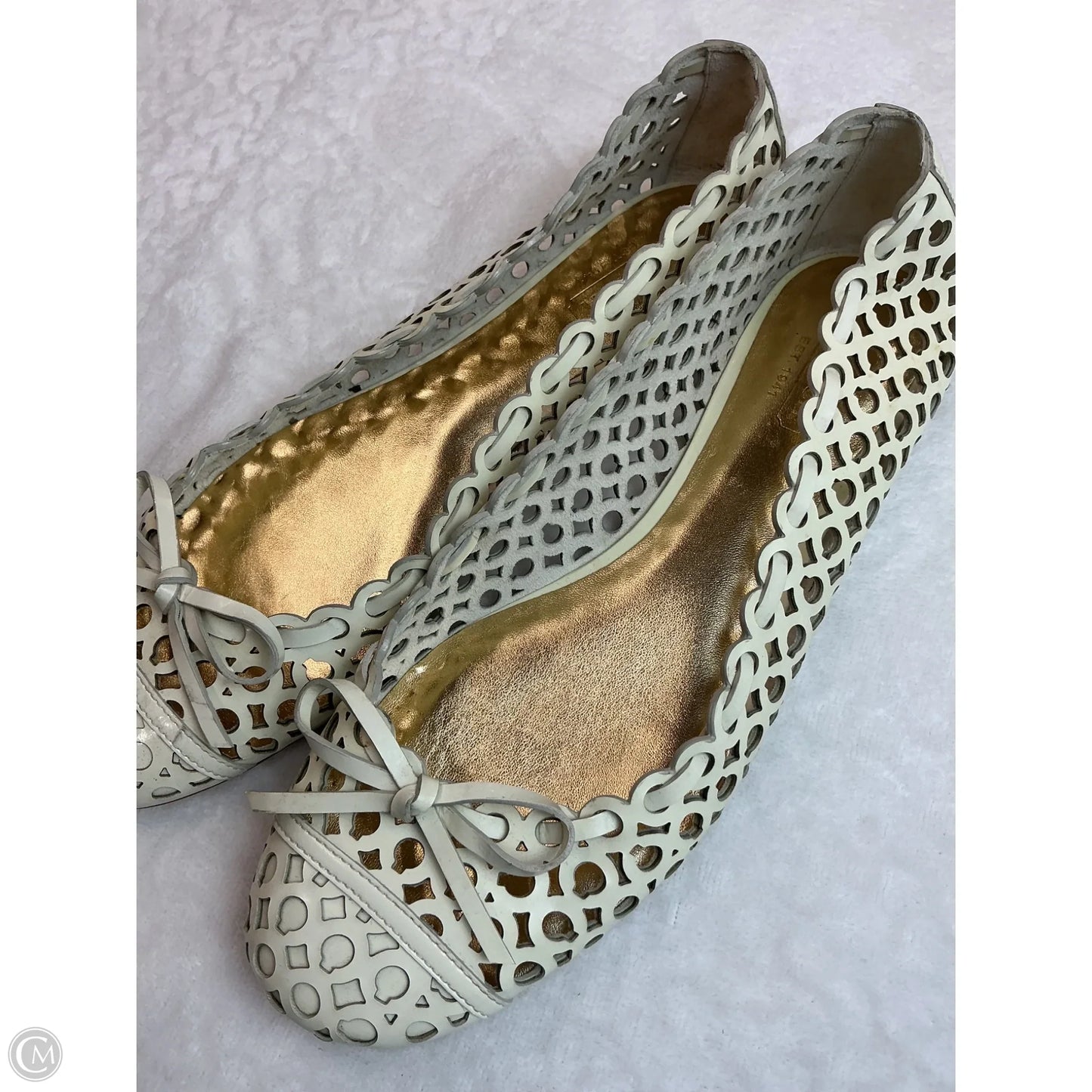 Shoes Designer By Coach In Cream, Size: 8
