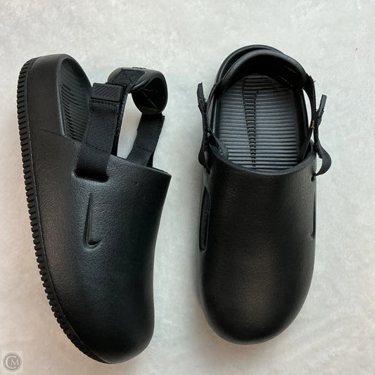 Sandals Flats By Nike In Black, Size: 8