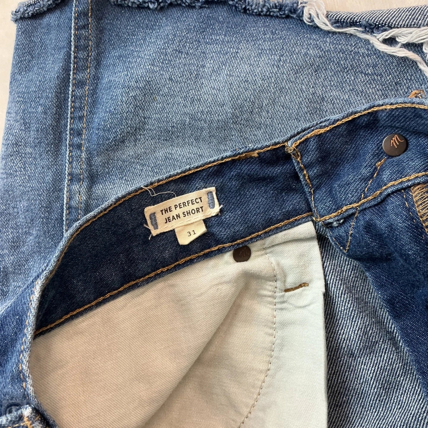Shorts By Madewell In Blue Denim, Size: 8