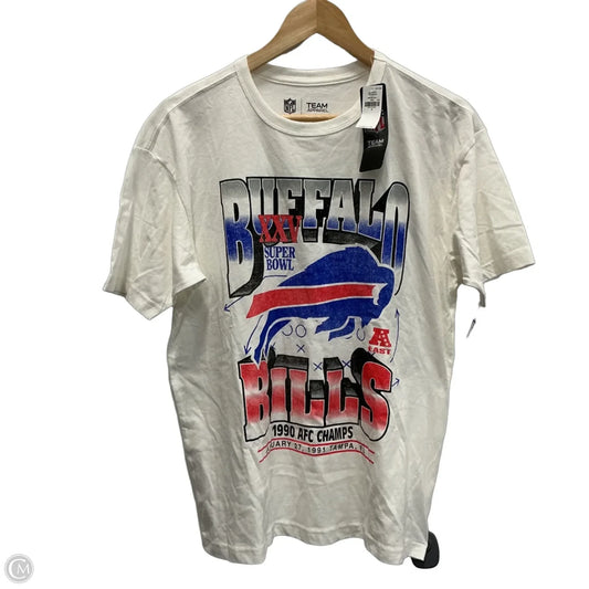 Top Short Sleeve By Nfl In White, Size: S