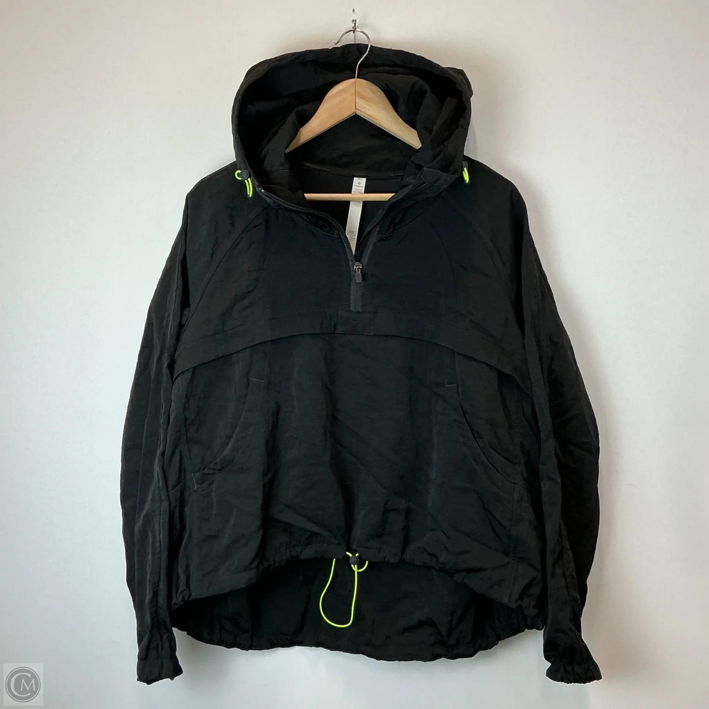 Jacket Windbreaker By Lululemon In Black, Size: M