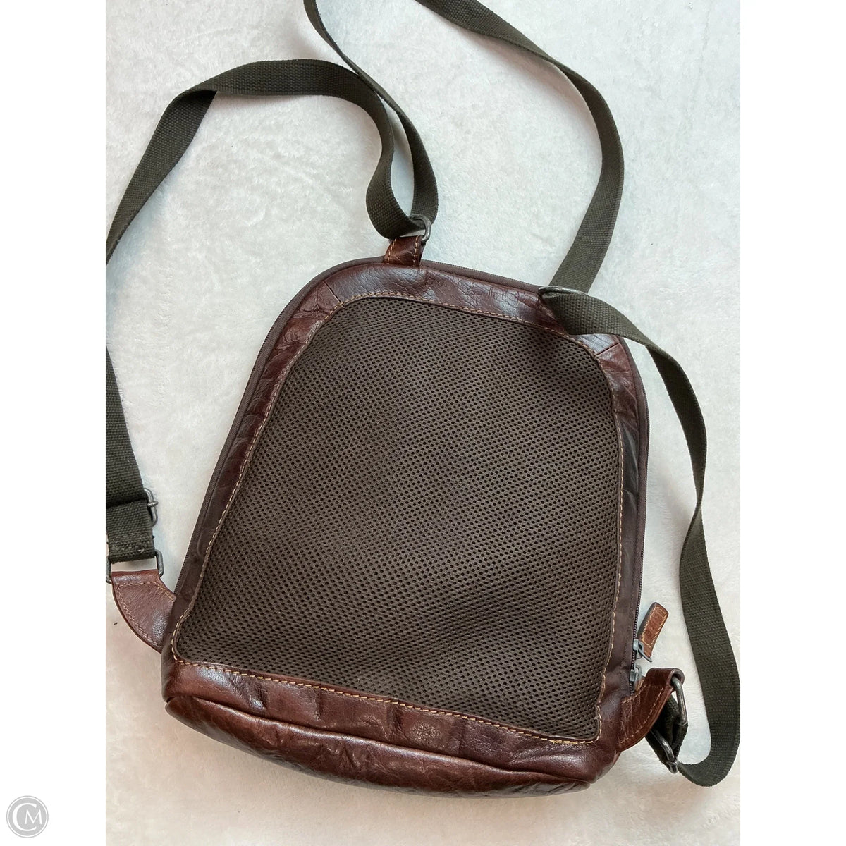 Backpack Leather By Clothes Mentor, Size: Medium