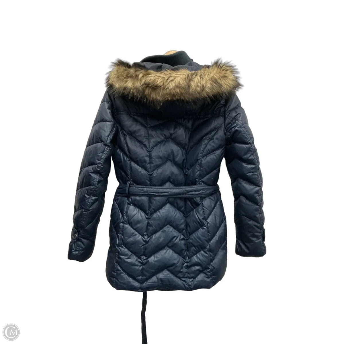 Coat Puffer & Quilted By Lands End In Navy, Size: Xs