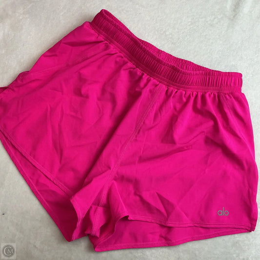 Athletic Shorts By Alo In Pink, Size: S