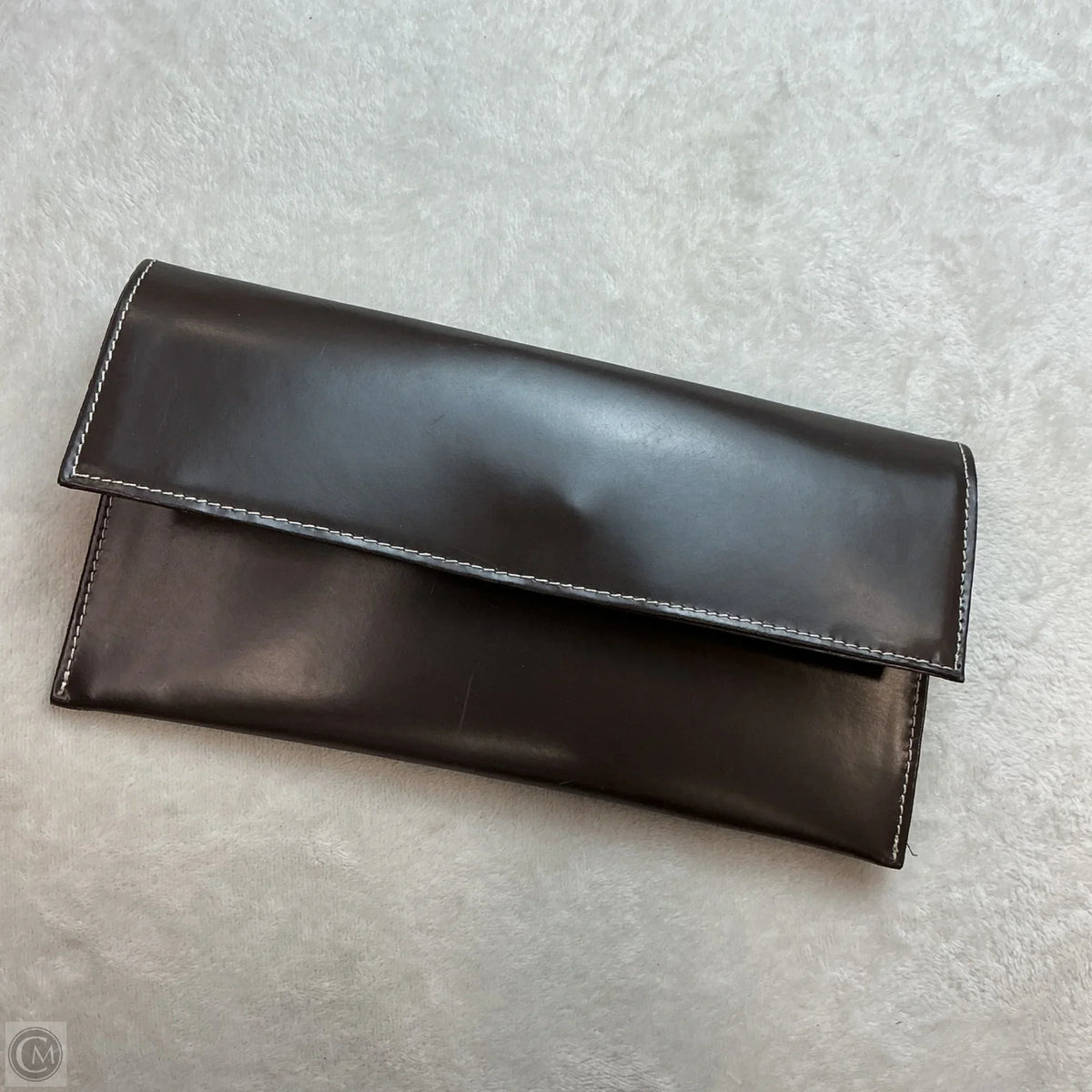Clutch Leather By Clothes Mentor, Size: Large