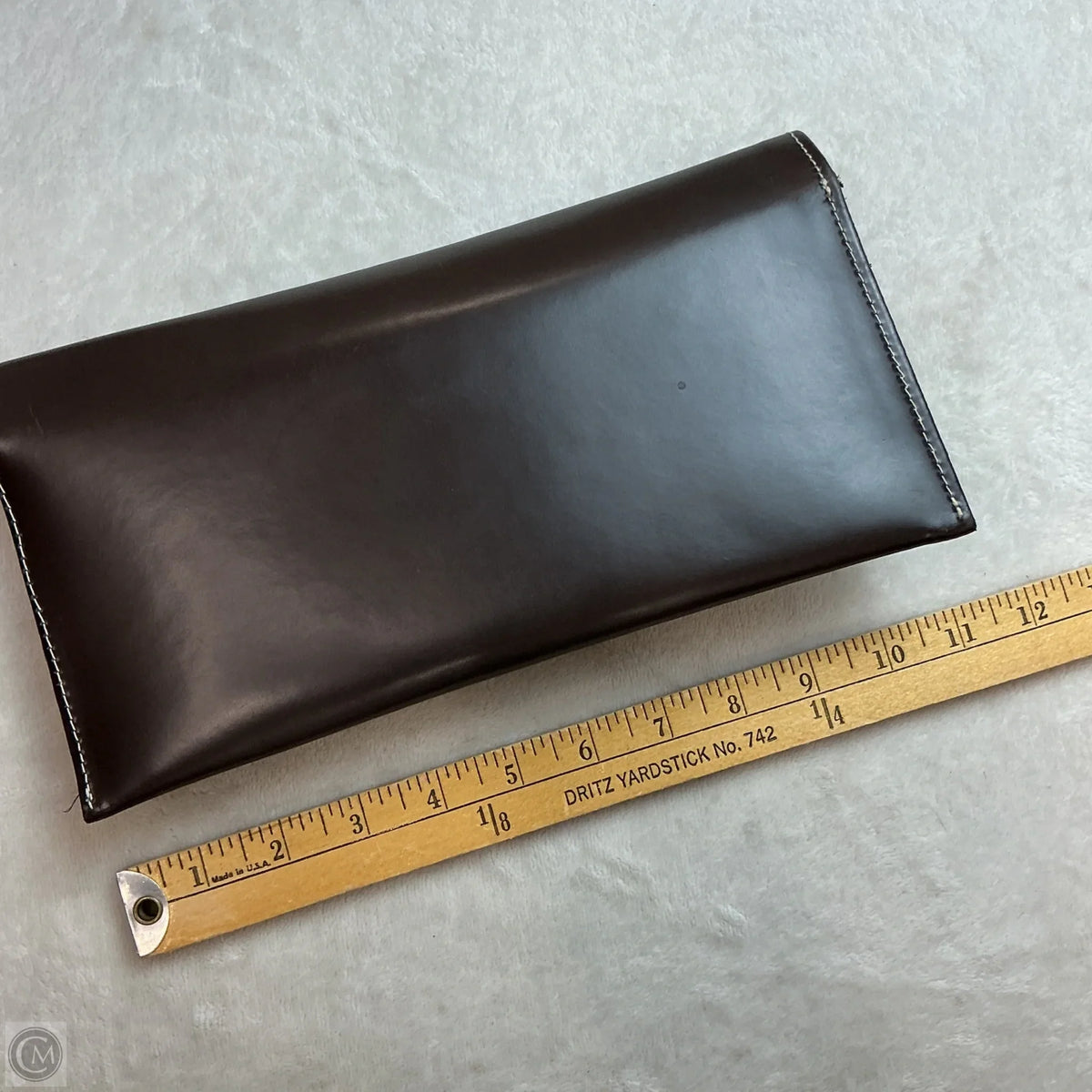Clutch Leather By Clothes Mentor, Size: Large