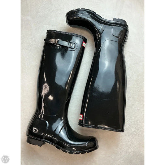 Boots Designer By Hunter In Black, Size: 8