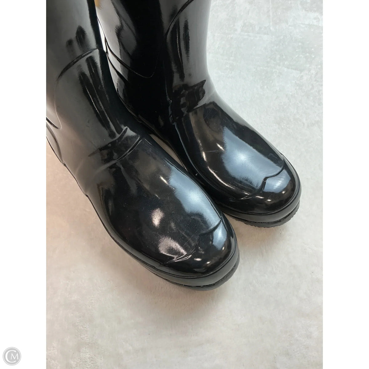 Boots Designer By Hunter In Black, Size: 8