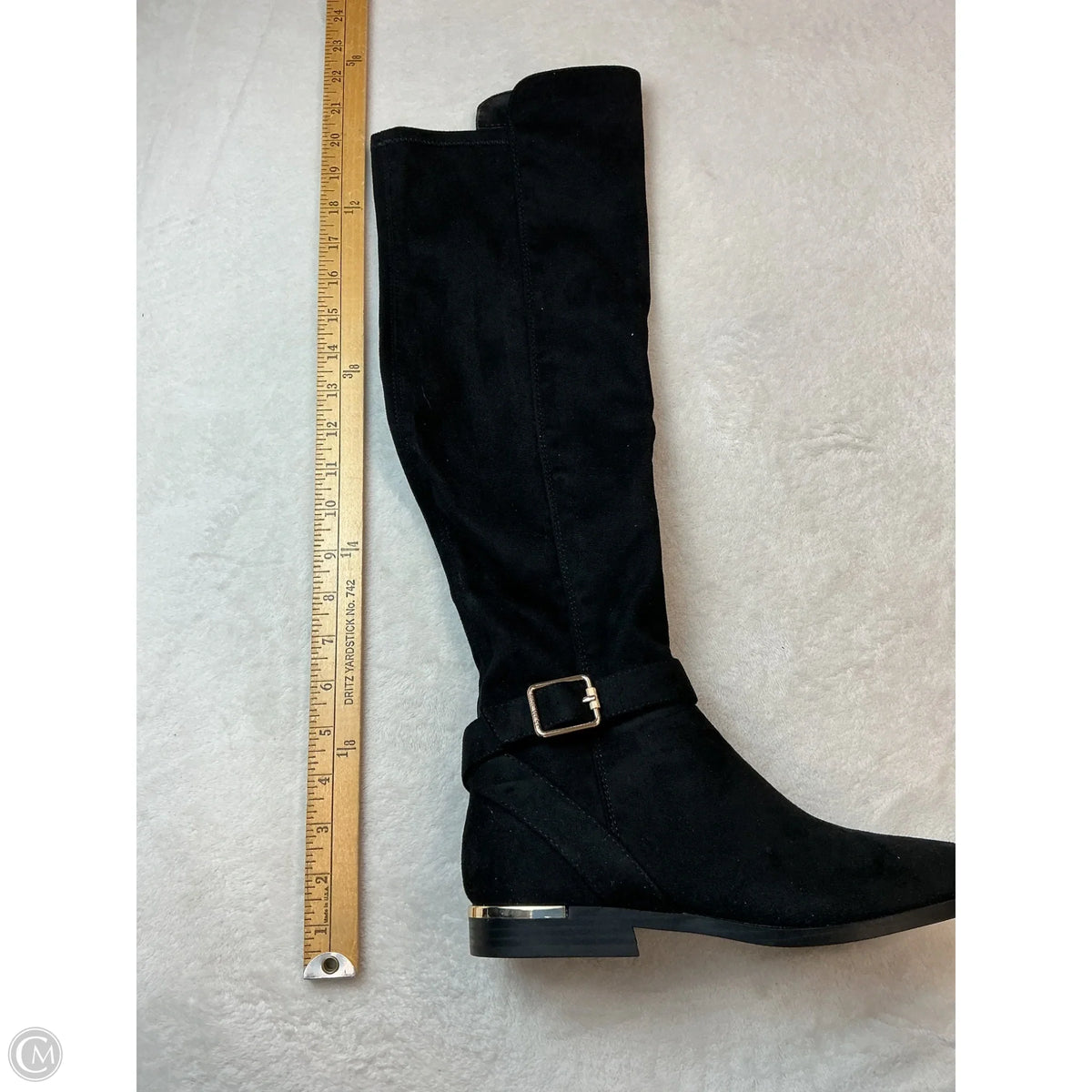 Boots Knee Flats By Nine West In Black, Size: 8.5