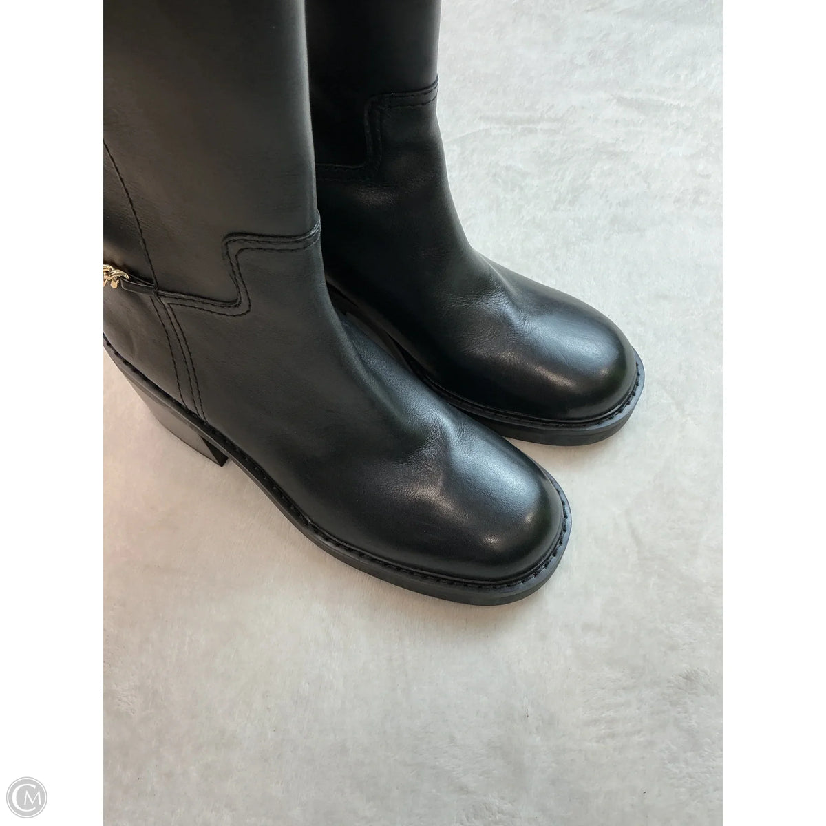 Boots Designer By Michael Kors In Black, Size: 8.5