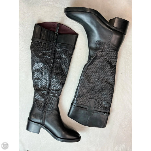 Boots Knee Flats By Sarto In Black, Size: 8.5