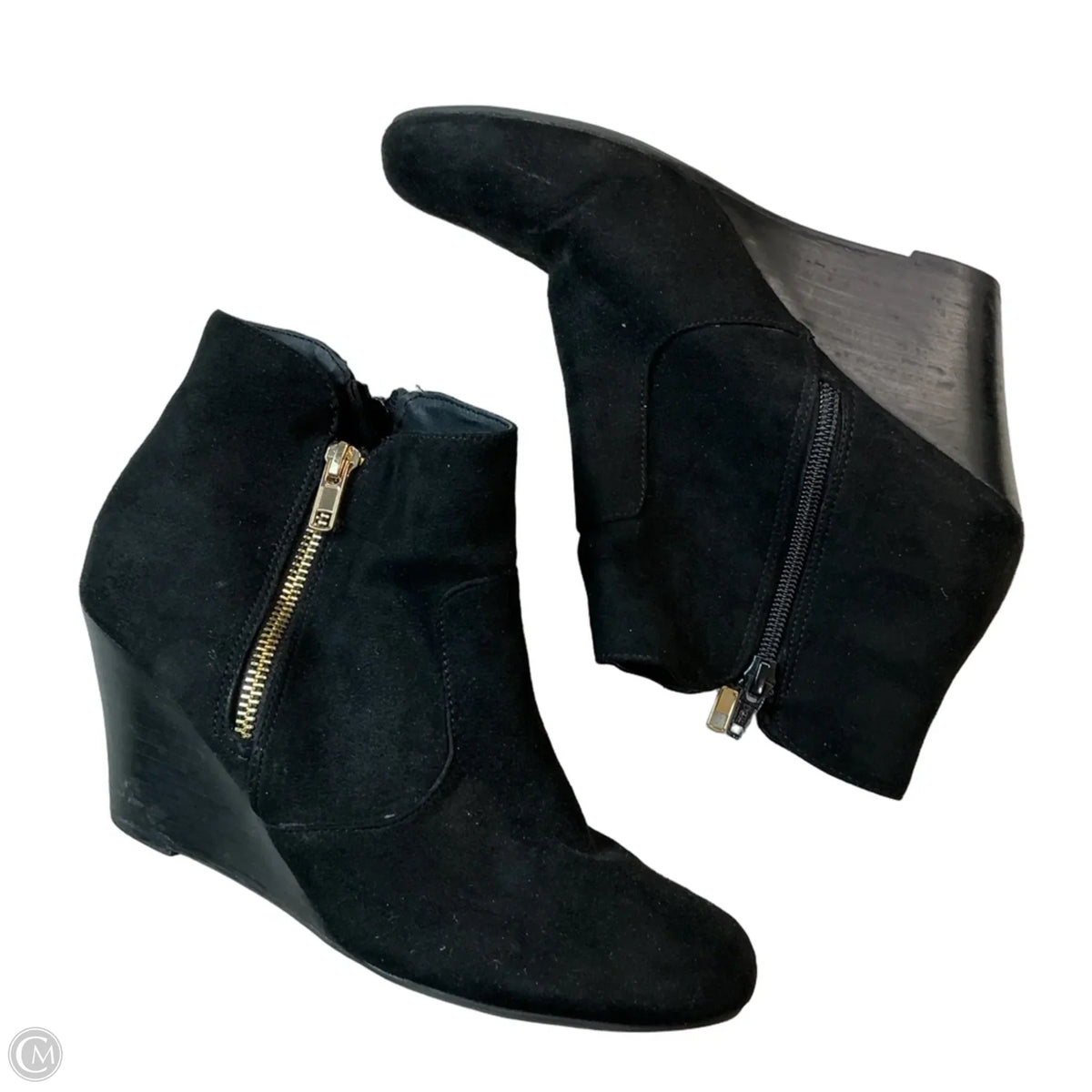 Boots Ankle Heels By Report In Black, Size: 7