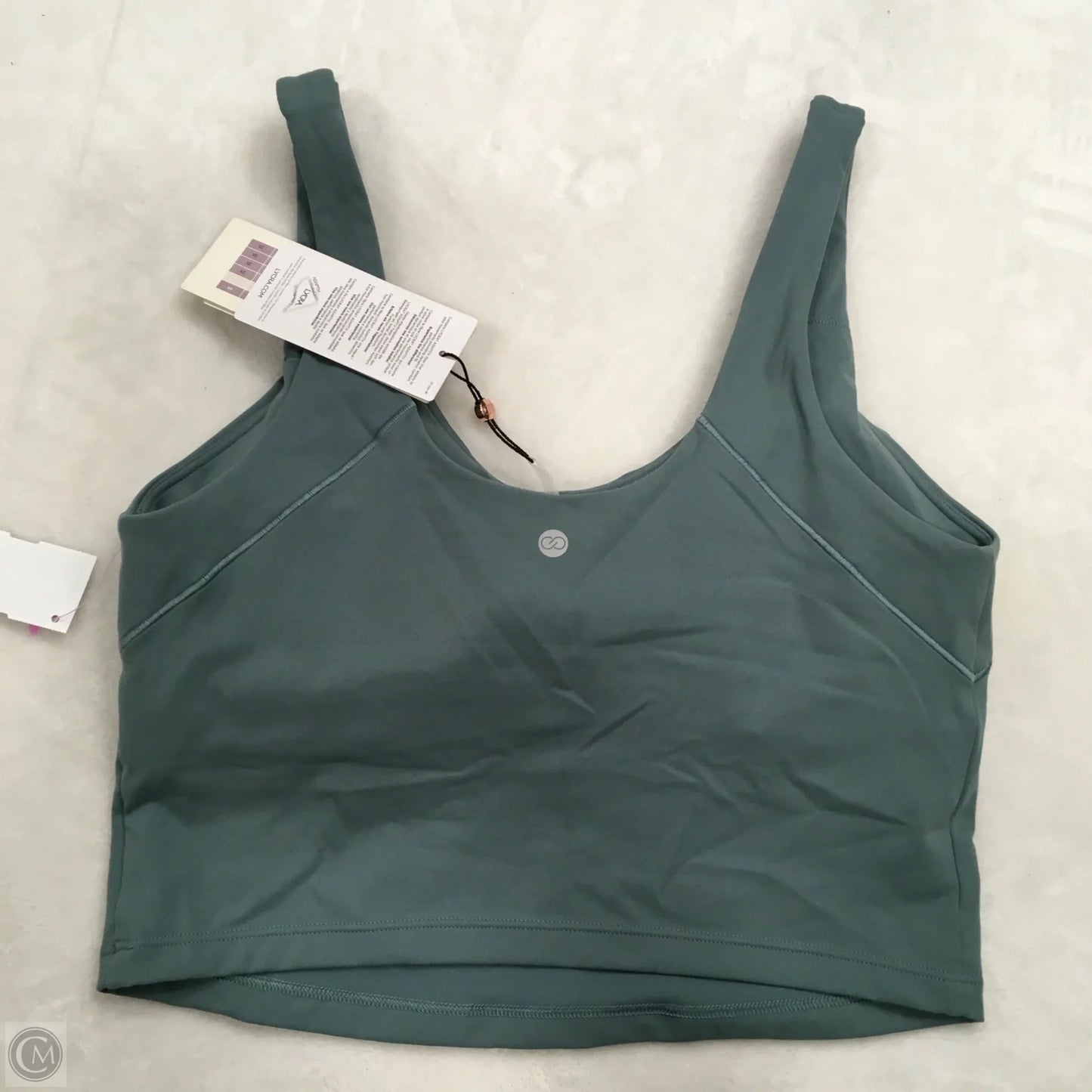 Athletic Bra By Calia In Green, Size: M