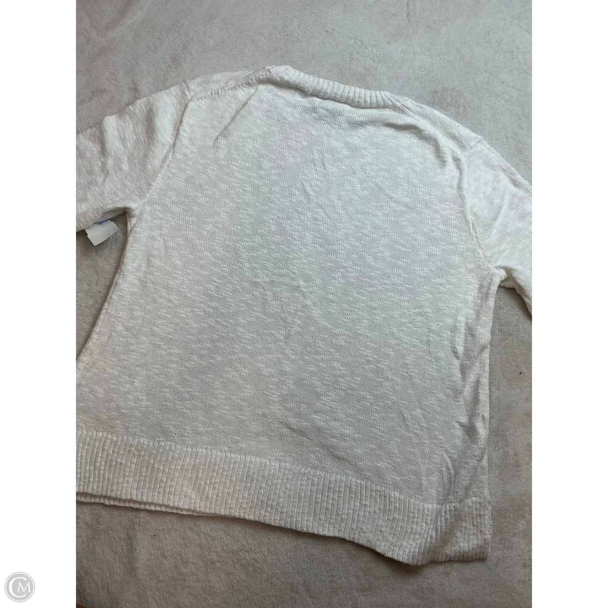 Top Long Sleeve By J. Crew In White, Size: S