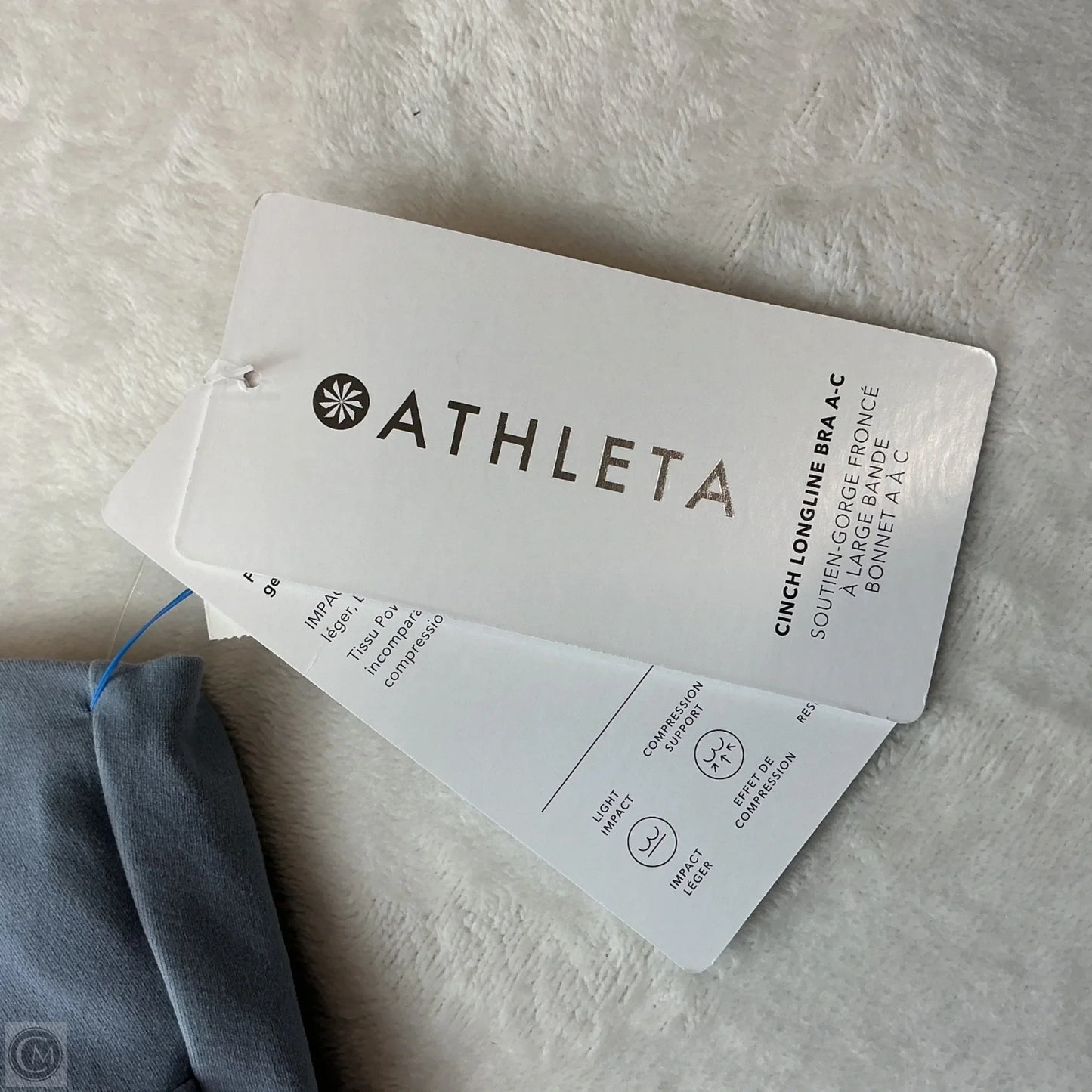 Athletic Bra By Athleta In Blue, Size: M