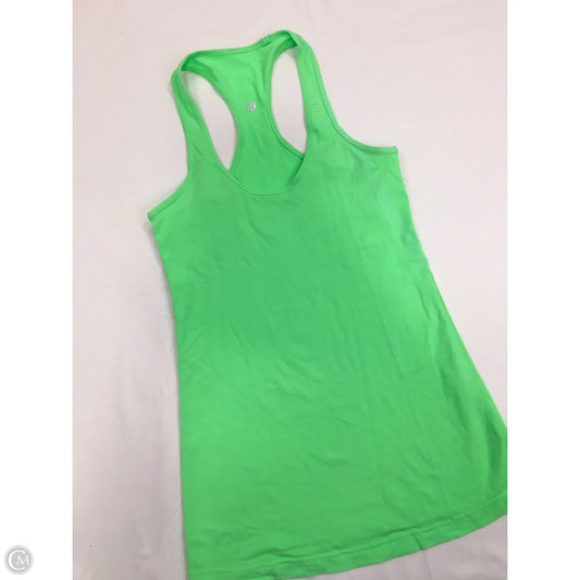 Athletic Tank Top By Lululemon In Green, Size: M