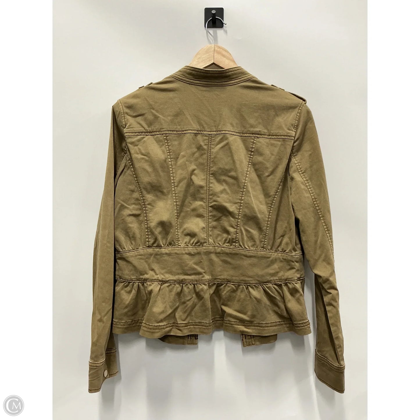 Jacket Denim By White House Black Market In Brown, Size: 12