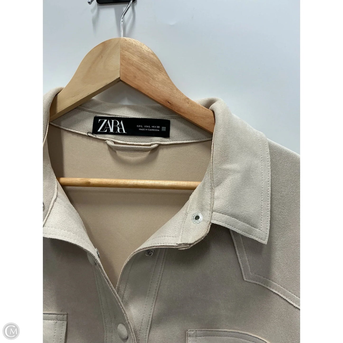 Jacket Other By Zara In Cream, Size: L