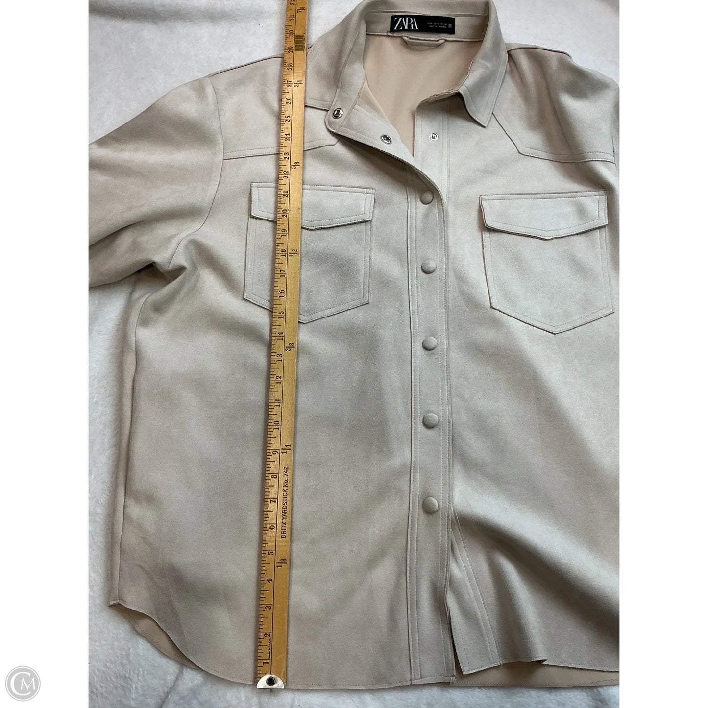 Jacket Other By Zara In Cream, Size: L