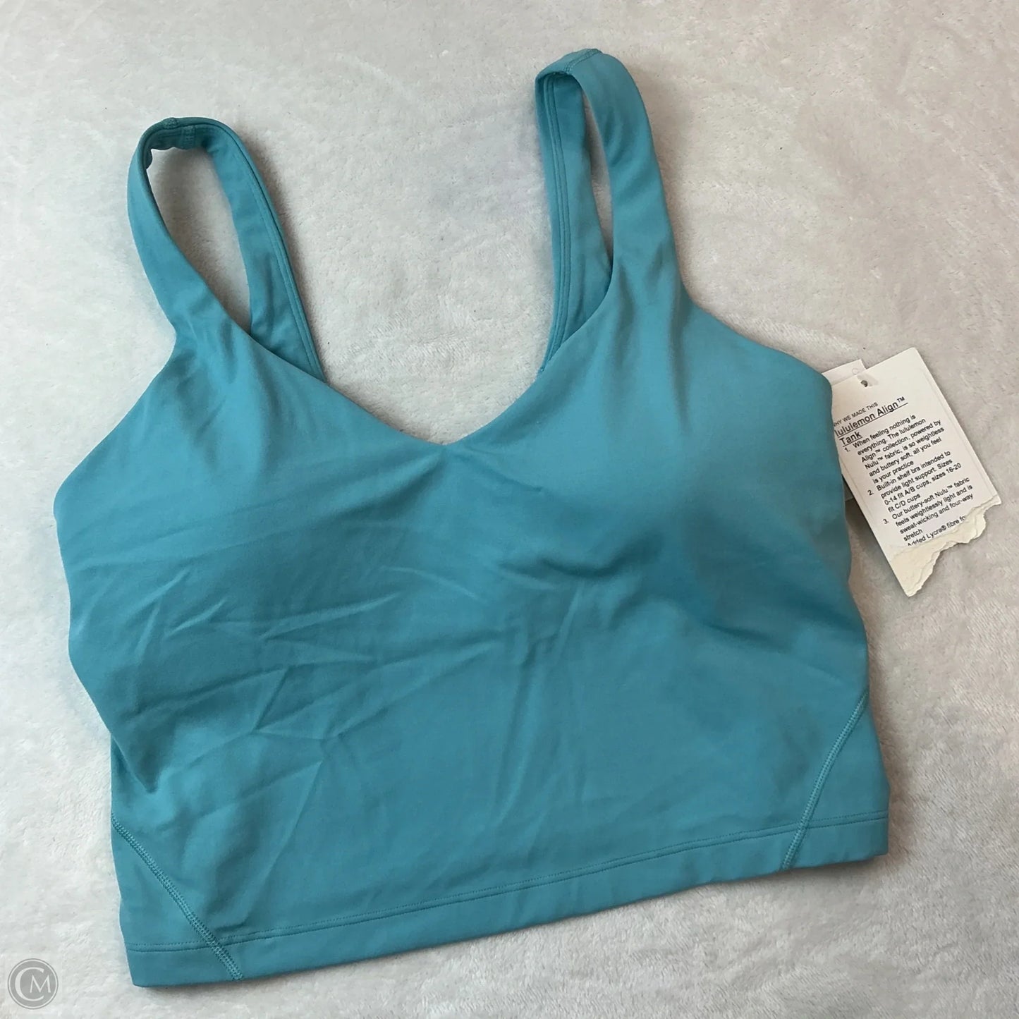 Athletic Bra By Lululemon In Blue, Size: 8