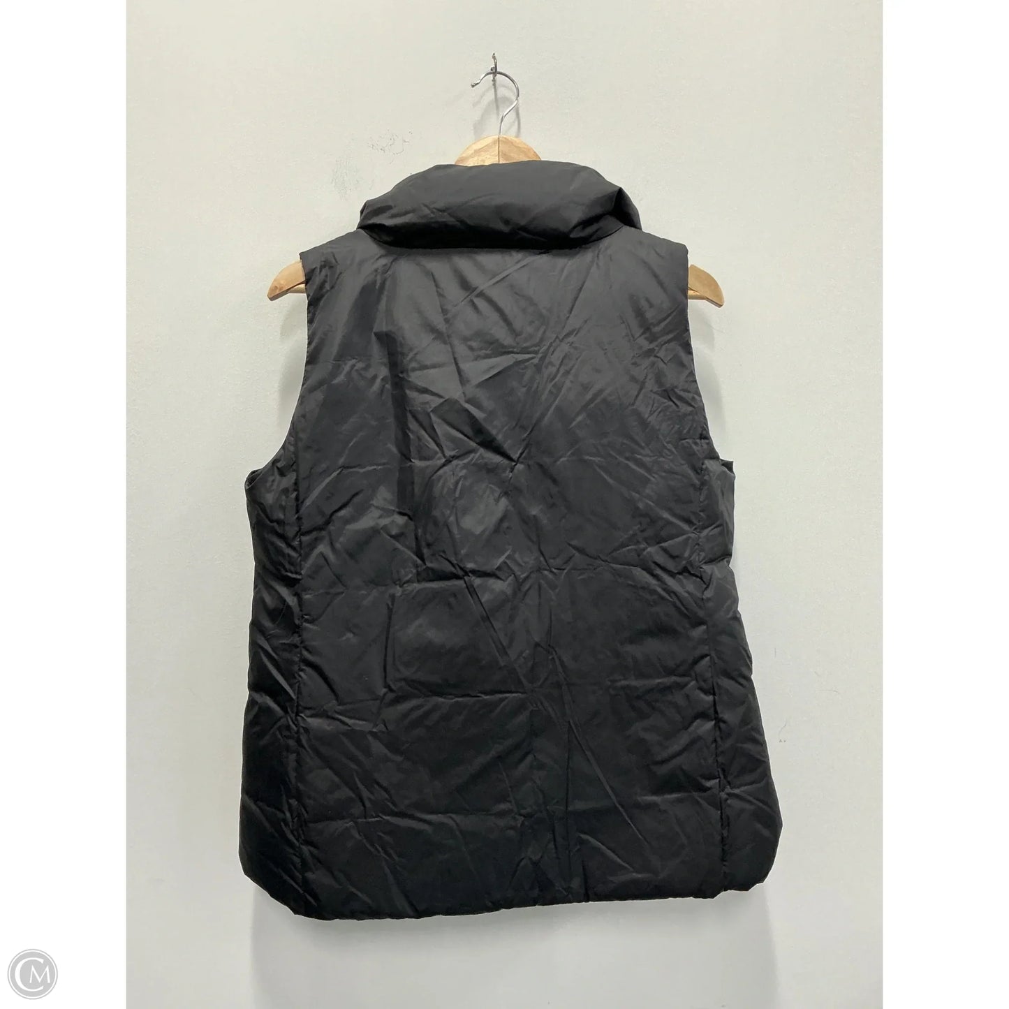 Vest Puffer & Quilted By Eileen Fisher In Black, Size: Mp