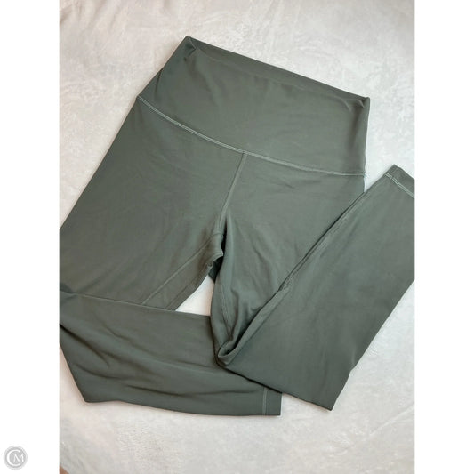 Athletic Leggings By Lululemon In Green, Size: 8