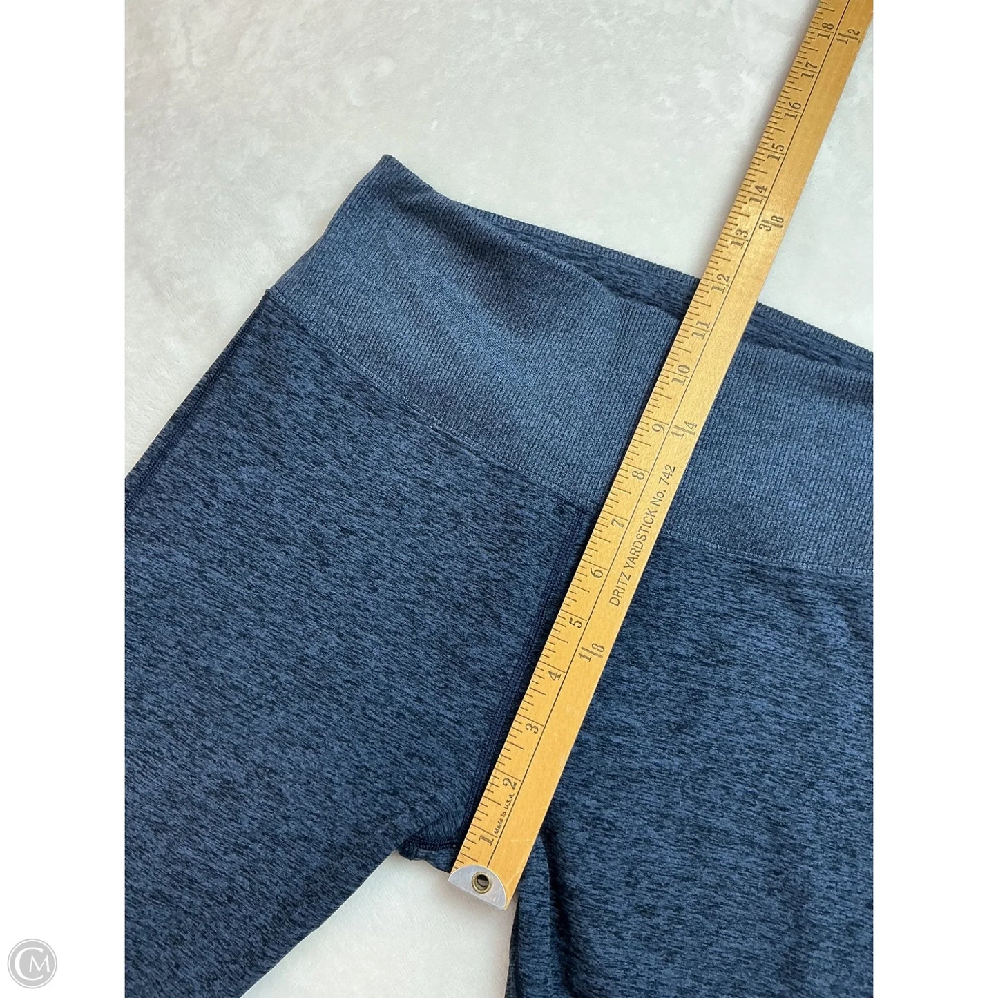 Athletic Leggings By Alo In Blue, Size: L