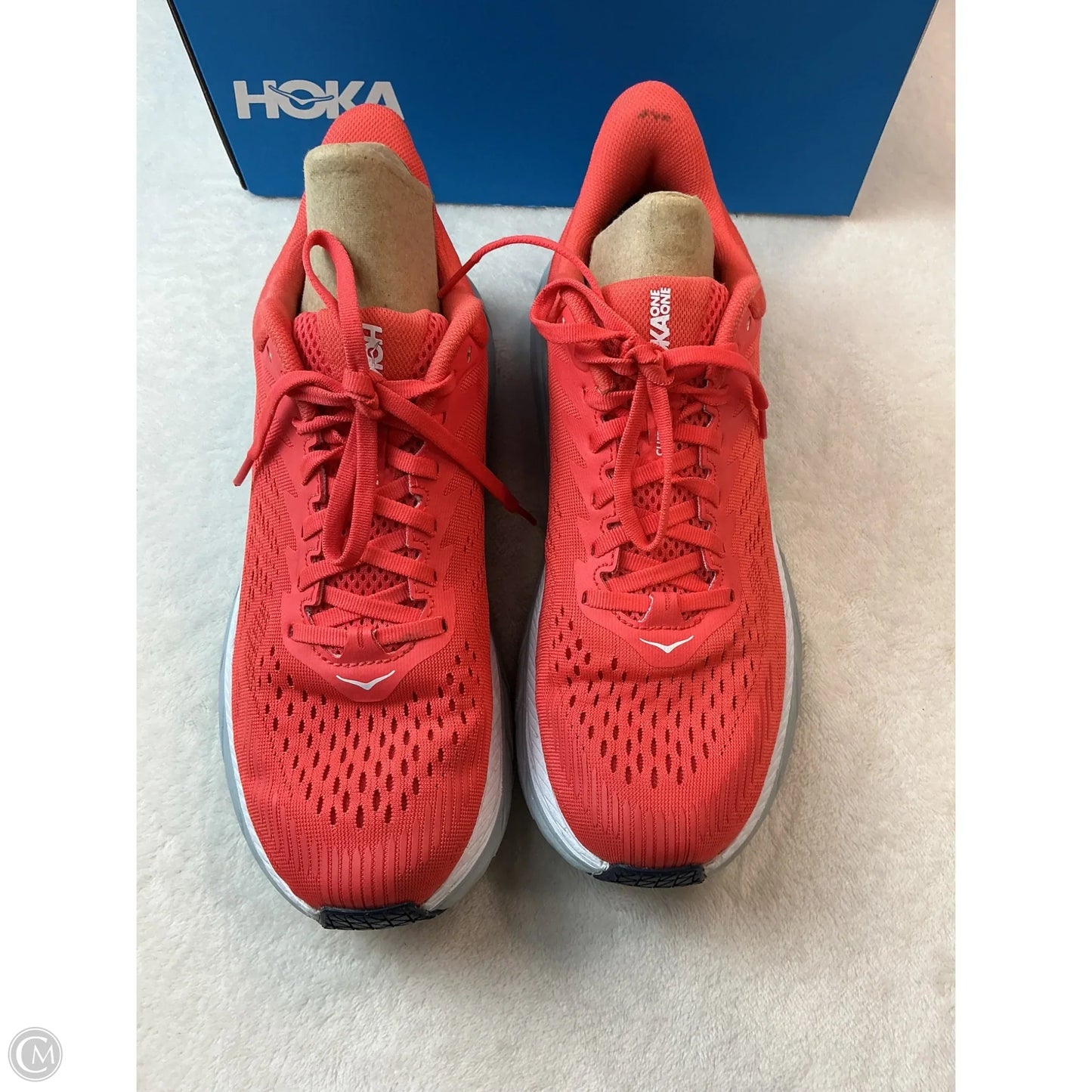 Shoes Athletic By Hoka In Orange, Size: 9