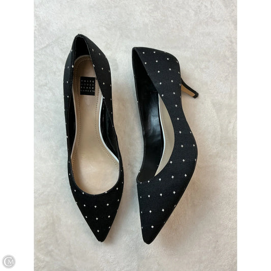Shoes Heels Kitten By White House Black Market In Polkadot Pattern, Size: 8.5