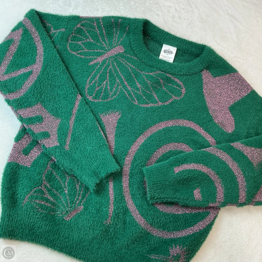 Sweater By Clothes Mentor In Green, Size: Xl