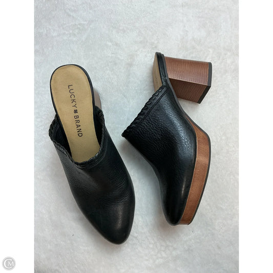Shoes Heels Block By Lucky Brand In Black, Size: 6