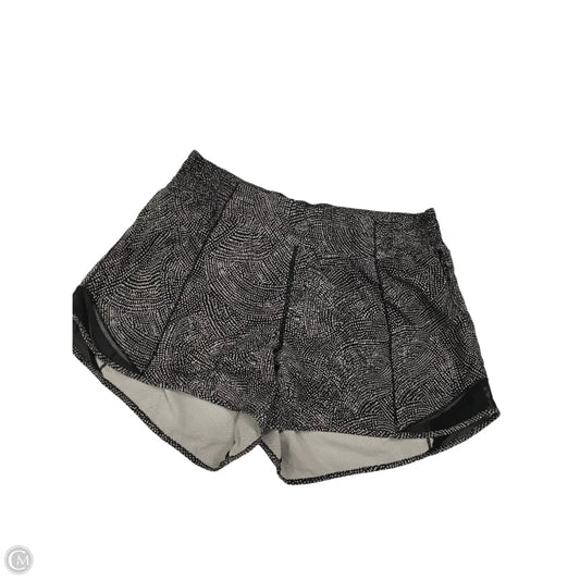 Athletic Shorts By Lululemon In Black & White, Size: 10
