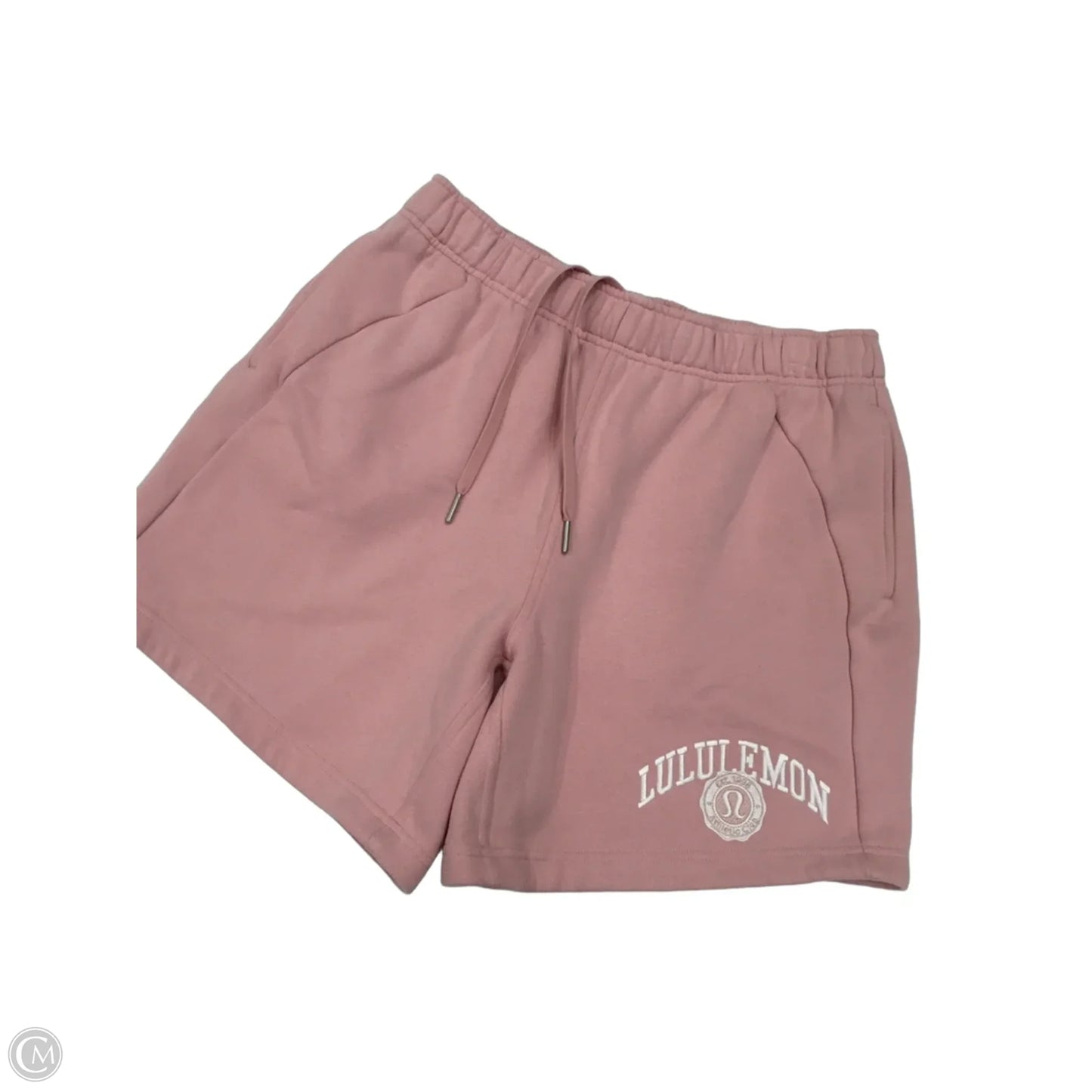 Athletic Shorts By Lululemon In Pink, Size: M