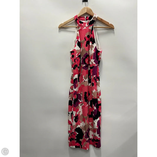 Dress Casual Midi By Trina By Trina Turk In Multi-colored, Size: S