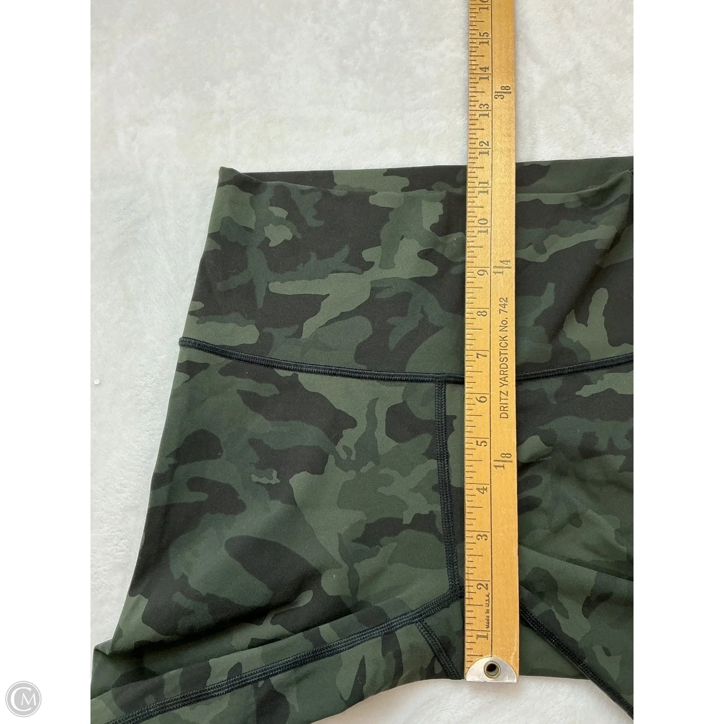 Athletic Leggings By Lululemon In Camouflage Print, Size: 4
