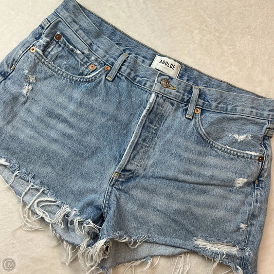 Shorts By Agolde In Blue Denim, Size: 8