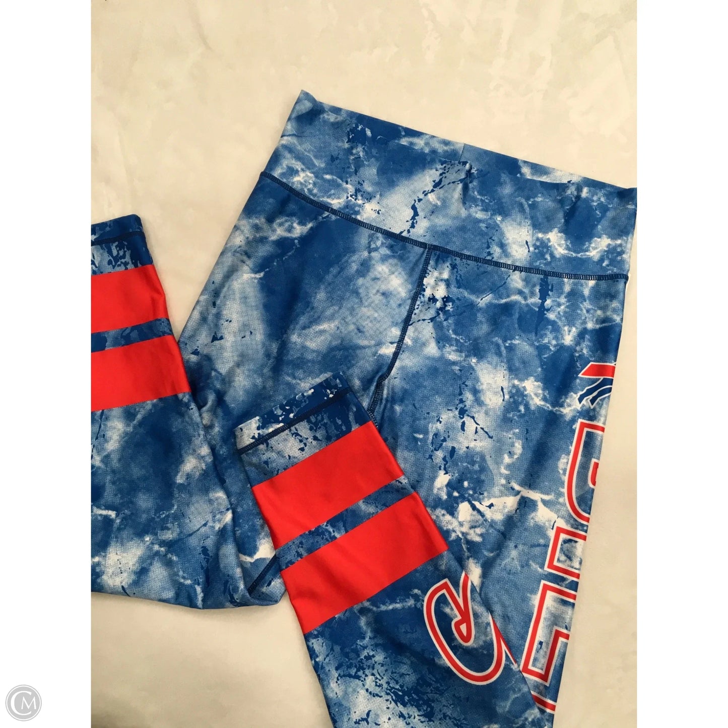 Athletic Leggings By Nfl In Blue, Size: L