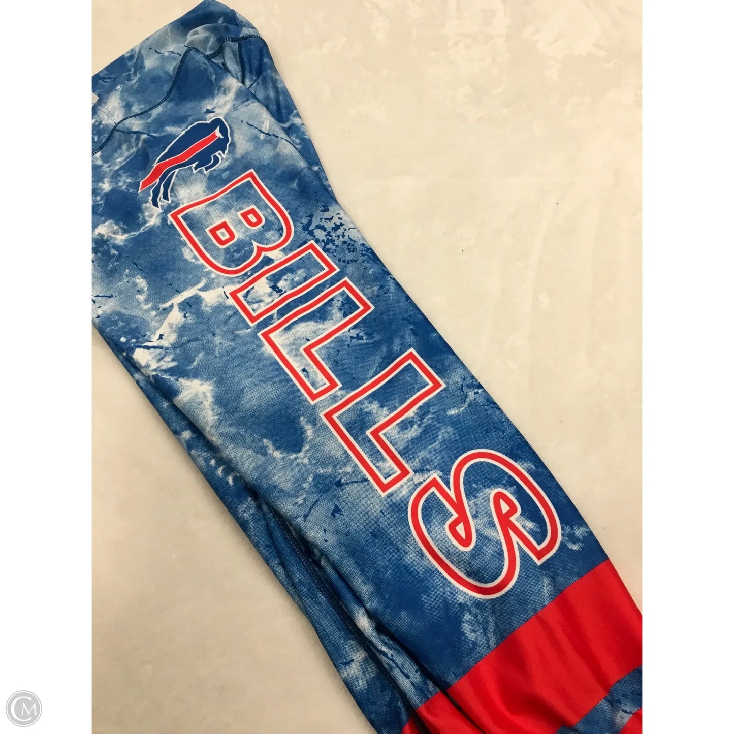 Athletic Leggings By Nfl In Blue, Size: L