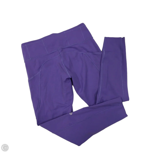 Athletic Leggings By Lululemon In Purple, Size: L