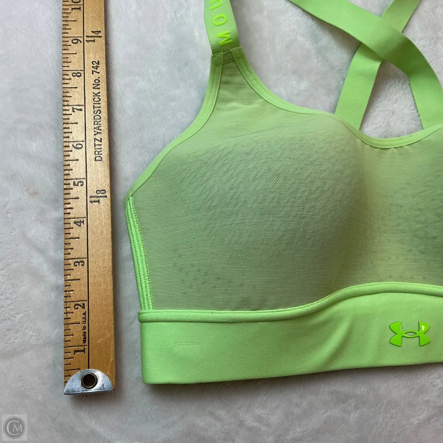 Athletic Bra By Under Armour In Green, Size: M