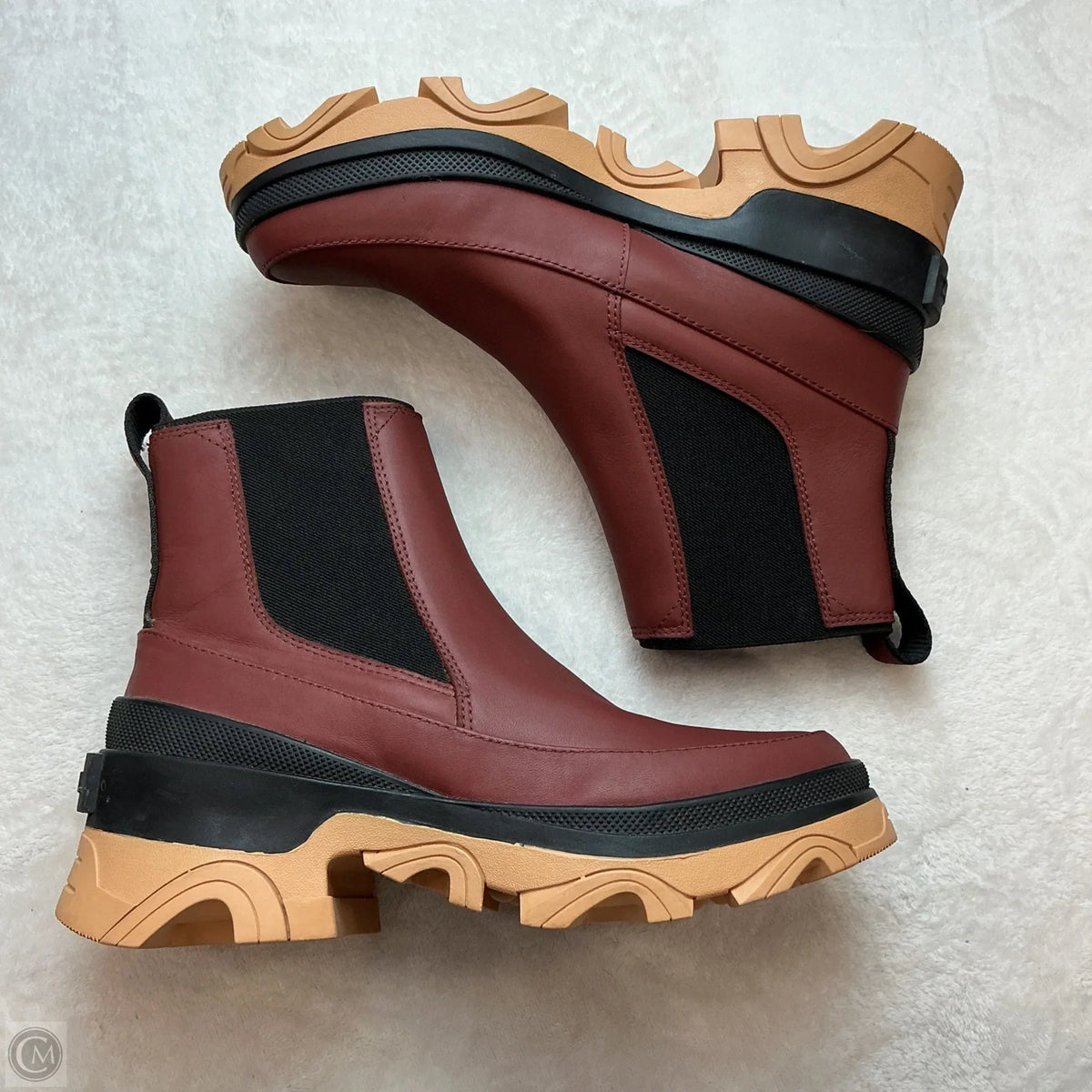 Boots Combat By Sorel In Maroon, Size: 9