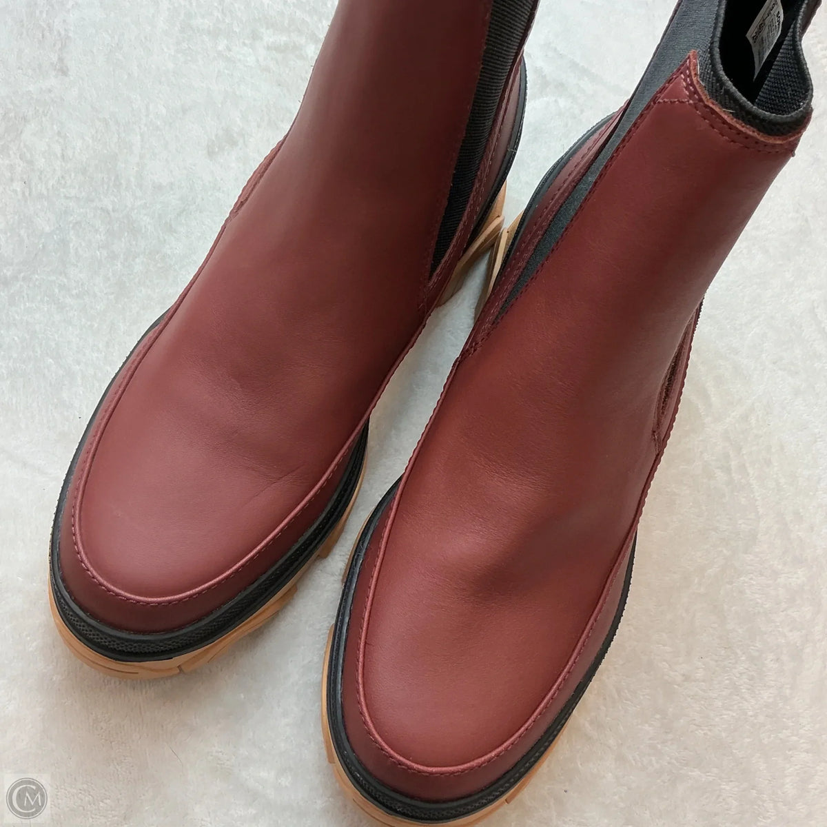 Boots Combat By Sorel In Maroon, Size: 9