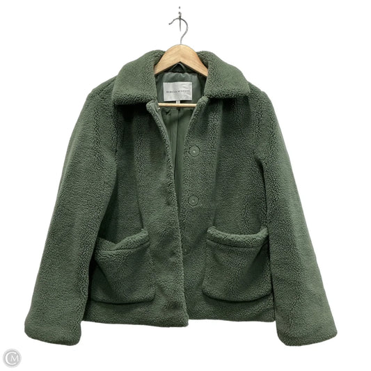 Jacket Designer By Rebecca Minkoff In Green, Size: M