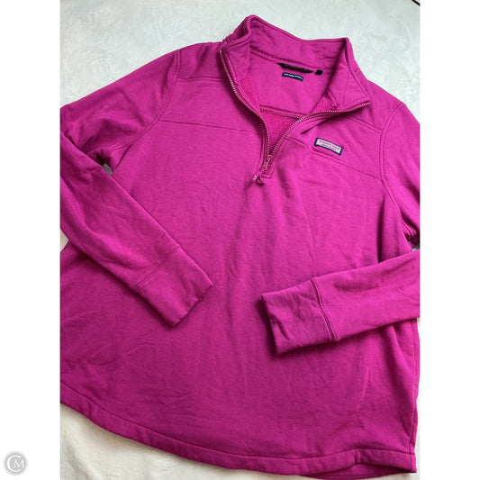 Sweatshirt Collar By Vineyard Vines In Pink, Size: Xxl