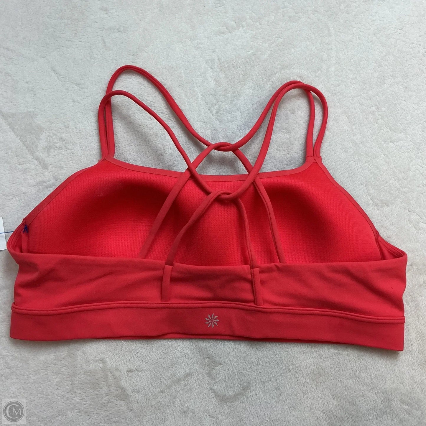 Athletic Bra By Athleta In Coral, Size: L