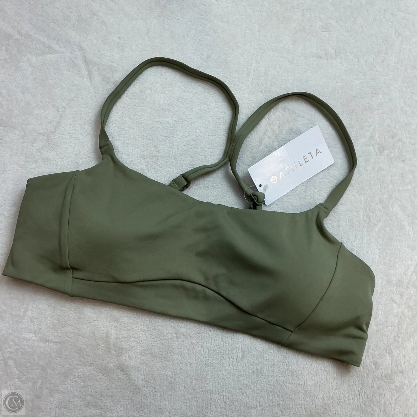 Athletic Bra By Athleta In Green, Size: M