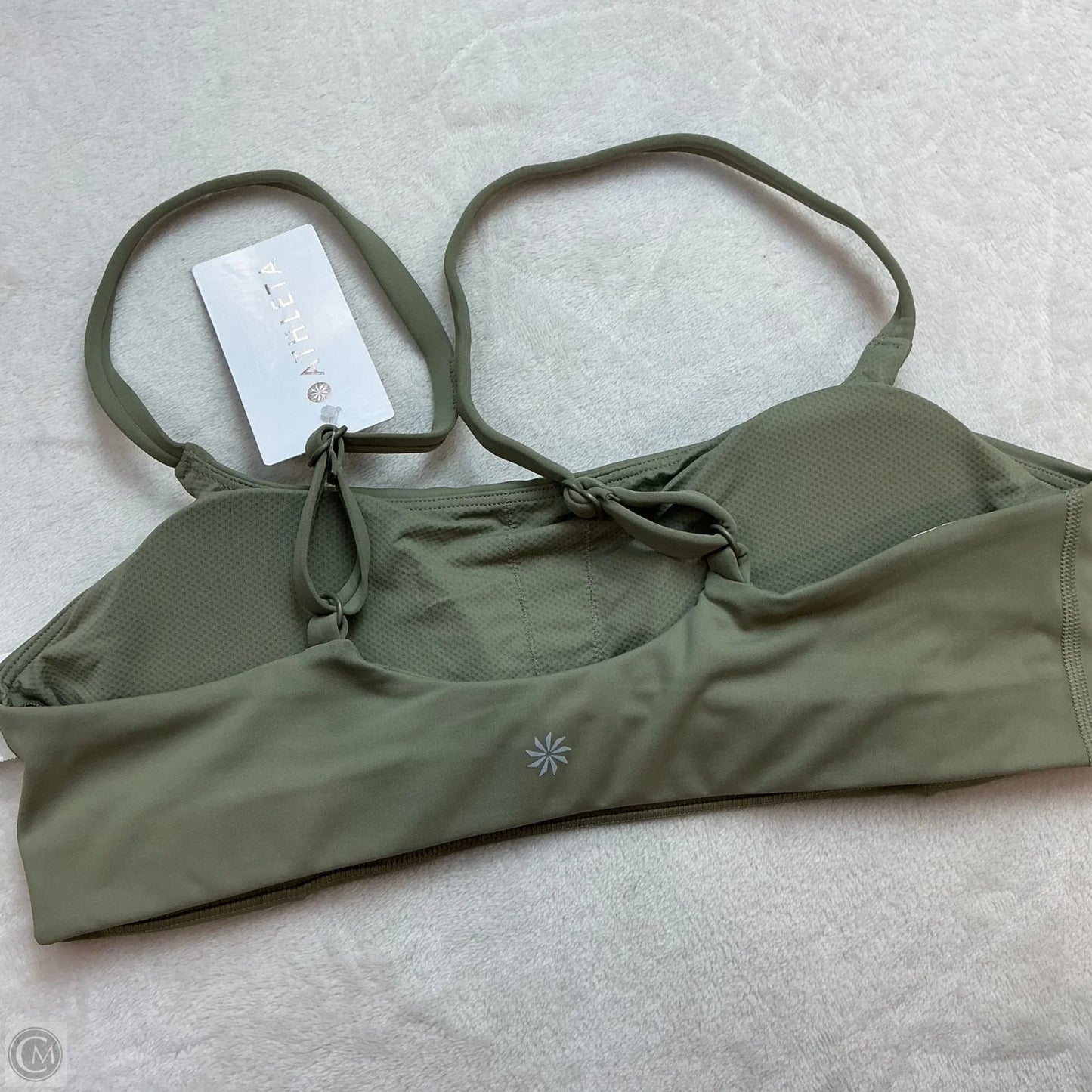 Athletic Bra By Athleta In Green, Size: M