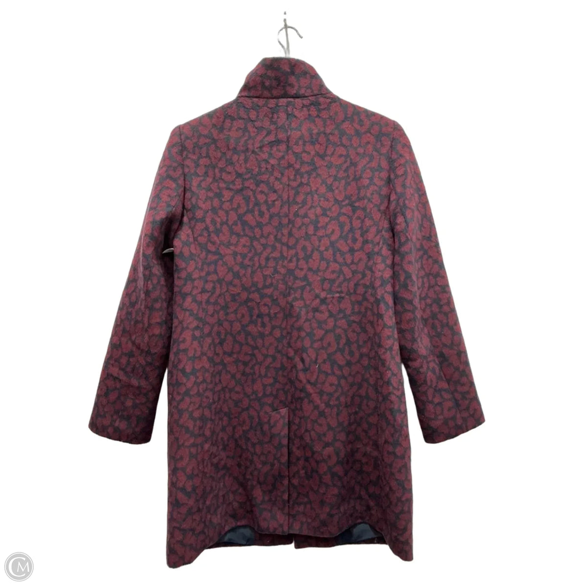 Coat Wool By Loft In Blue & Red, Size: M
